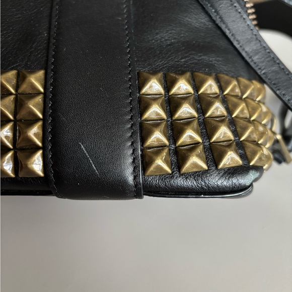 COACH Black Bleecker Mini Preston satchel/crossbody - Picture 8 of 9